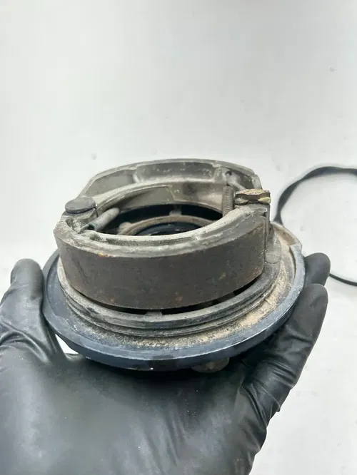 81 1981 Honda XR80 Xr 80 OEM LOT Front Brake Hub Drum Perch Rod Line
