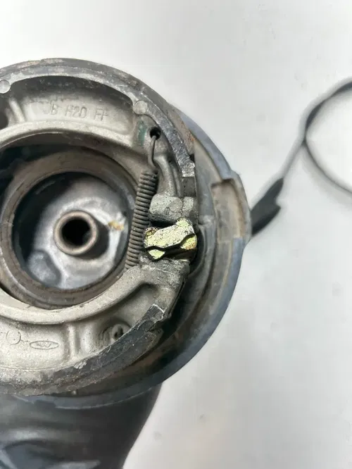 81 1981 Honda XR80 Xr 80 OEM LOT Front Brake Hub Drum Perch Rod Line