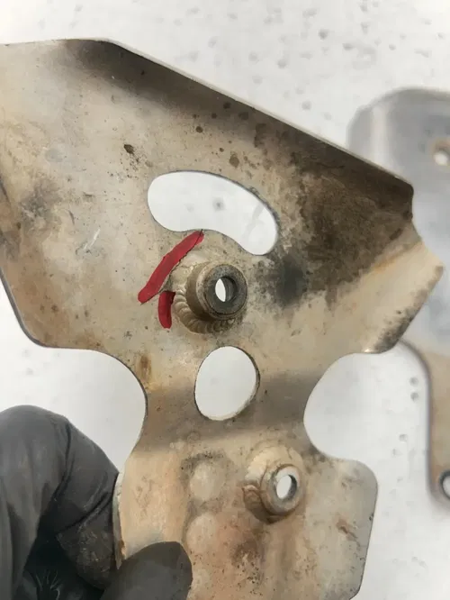 96 1996 Honda CR125R Cr 125 r AFTERMARKET Works Connection Frame Guards READ