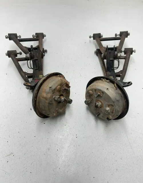 86 1986 Honda Fourtrax 200sx TRX200SX OEM A Arms Spindle Hub Control Arm