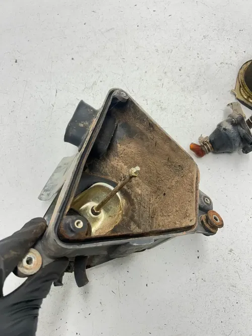 79 1979 Honda XL185S xl 185 s OEM Air Box Filter Intake Airbox Lid Heat Shield