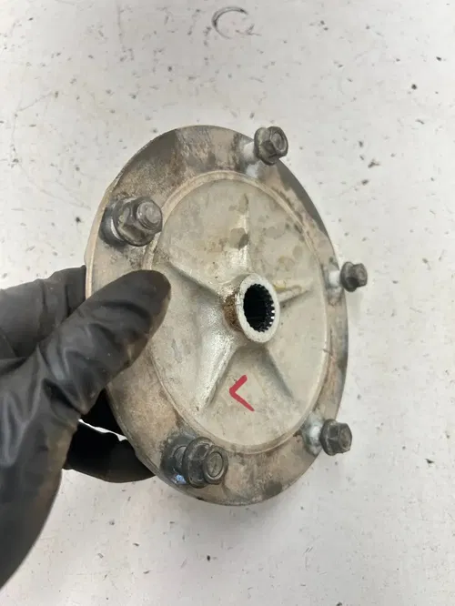 99 1999 Suzuki King Quad 300 LTF 4x4 OEM GOOD THREADS! Rear Back Wheel Hub
