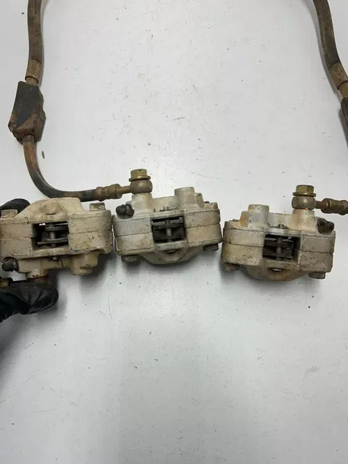 1999 99 Arctic Cat 300 4x4 OEM Front Rear Brake Master Cyl Caliper Mount Lines