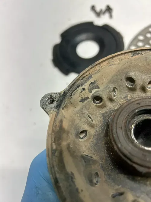 1993 93 Yamaha YZ250 Yz 250 LOT Front Wheel Hub Disc Brake Cap Rotor WEAR!
