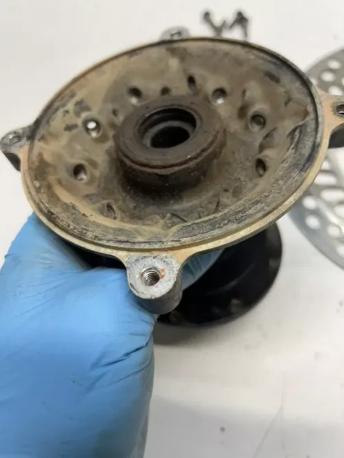 1993 93 Yamaha YZ250 Yz 250 LOT Front Wheel Hub Disc Brake Cap Rotor WEAR!