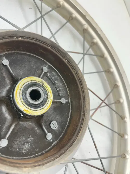 74 1974 Honda XL250 xl 250 OEM Front Wheel Rim Hub Sprocket Free Shipping