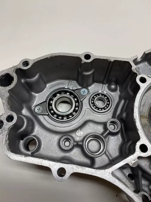 99 KX100 Left Side engine crankcase case motor half cases