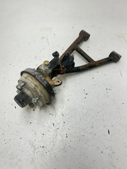 2001 Honda Fourtrax TRX90 Trx 90 OEM Left Control A Arm Spindle Hub GOOD THREADS
