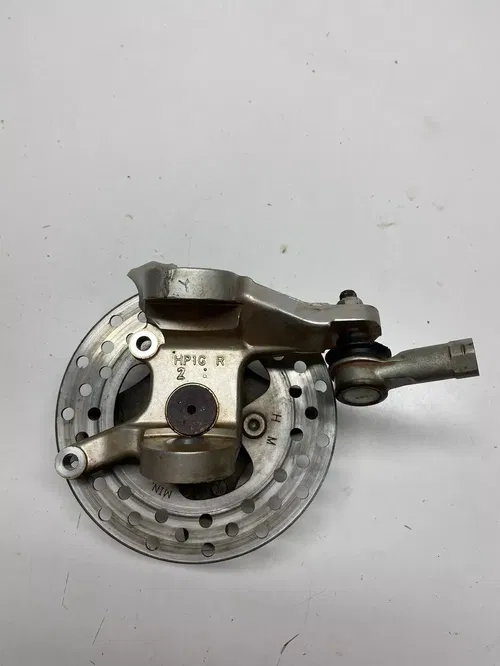 07 2007 HONDA TRX450 ER OEM FRONT RIGHT HUB DISC KNUCKLE SPINDLE FREE US SHIP
