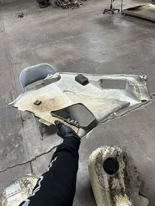 2008 08 Yamaha Grizzly 700 4x4 YFM700 OEM LOT Camo Plastics Fender Cover Fairing