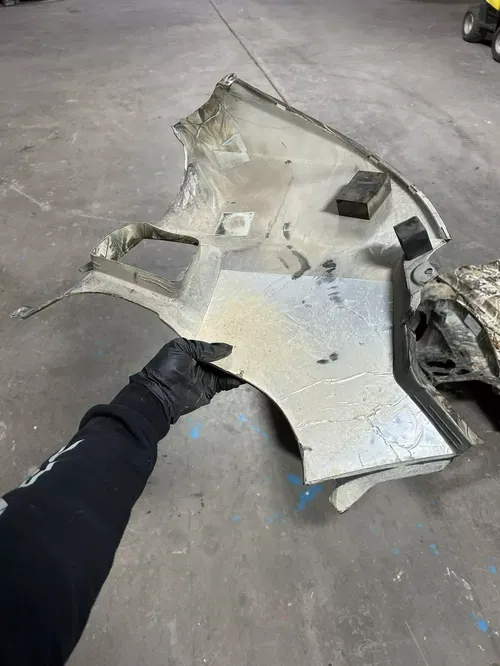 2008 08 Yamaha Grizzly 700 4x4 YFM700 OEM LOT Camo Plastics Fender Cover Fairing