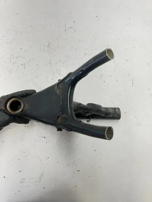 84 1984 Yamaha Tri Moto 225 DX YTM225DXL OEM Frame Neck Weld-On Piece READ DESCR