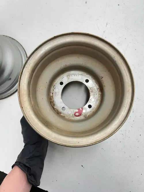 2007 07 Yamaha Grizzly 80 YFM80 OEM LOT Front Wheel Wheels Rim 7x5.5