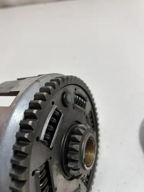 2001 01 yamaha YZ250F yz 250 f clutch basket assembly plates READ DESCRIPTION