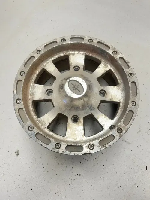 02 2002 Polaris Ranger 500 4x4 OEM STRAIGHT Front Wheel Rim 12 X 6