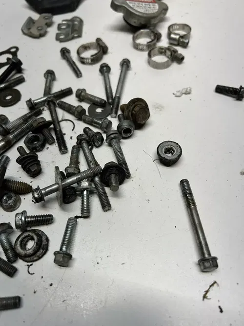 2001 01 Honda Cr80rb CR 80 RB OEM LOT Bolt Hardware Mount Lock Spring Cap Nut