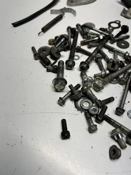 2001 01 Honda Cr80rb CR 80 RB OEM LOT Bolt Hardware Mount Lock Spring Cap Nut