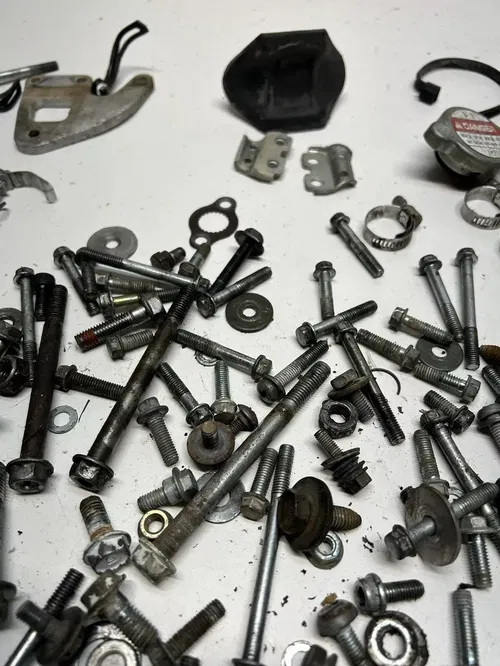 2001 01 Honda Cr80rb CR 80 RB OEM LOT Bolt Hardware Mount Lock Spring Cap Nut