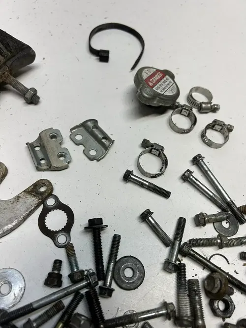 2001 01 Honda Cr80rb CR 80 RB OEM LOT Bolt Hardware Mount Lock Spring Cap Nut