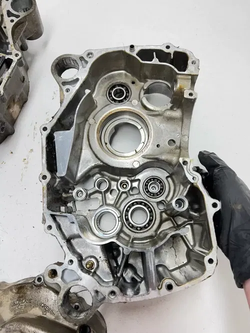 2002 02 Honda Rancher 350 TRX350FM 4x4 OEM Crankcase Cases Engine Motor