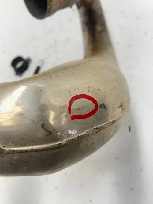 96 1996 Honda CR125R Cr 125 r OEM TIGHT Exhaust Header Muffler Silencer READ DES