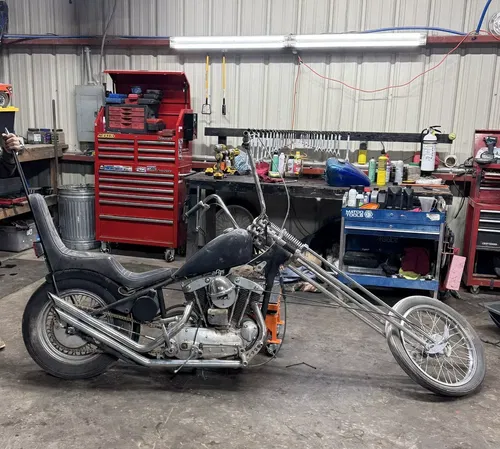 1961 61 Harley XLCH Sportster 883 Ironhead Custom Chopper Rear Back Fender