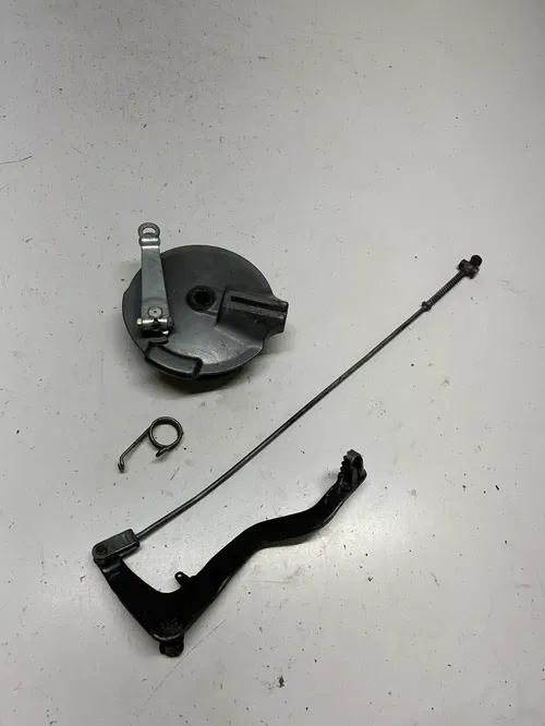 1990 90 Yamaha RT180 RT 180 rt OEM LOT Rear Back Brake Drum Pedal Rod Arm  #2