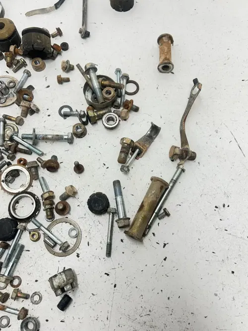 84 1984 Honda Fourtrax Trx200 TRX 200 OEM LOT Bolt Engine Mount Clamp Bolts Cap