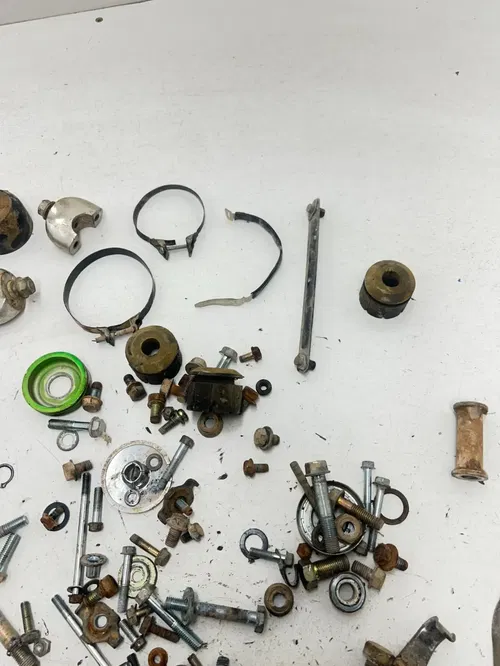 84 1984 Honda Fourtrax Trx200 TRX 200 OEM LOT Bolt Engine Mount Clamp Bolts Cap