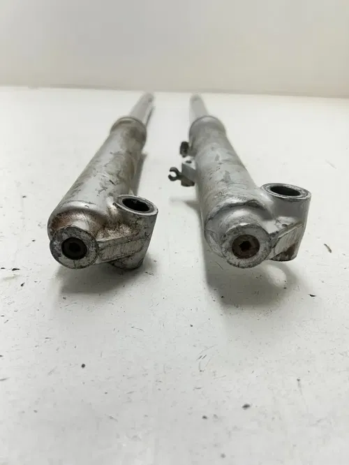 84 1984 Yamaha Tri Moto 225 DX YTM225DXL OEM Front Fork Forks Suspension Shock