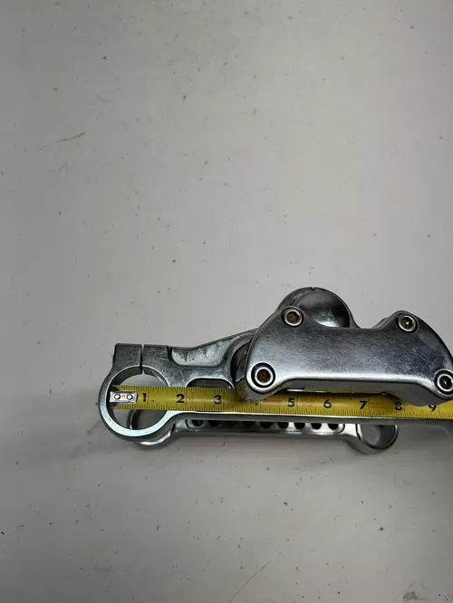 Harley Davidson Motorcycle Triple Clamp Tree Upper Lower Clamps Bar READ DESCR