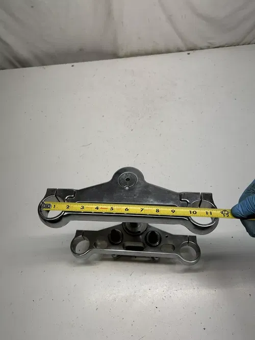 Harley Davidson Motorcycle Triple Clamp Tree Upper Lower Clamps Bar READ DESCR