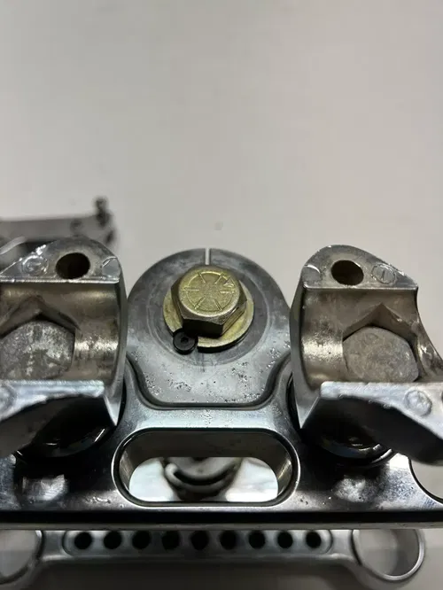 Harley Davidson Motorcycle Triple Clamp Tree Upper Lower Clamps Bar READ DESCR