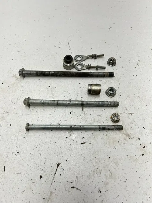 04 2004 Honda Crf 70 f CRF70F OEM GOOD Axles Axle Swing Arm Stay Bolt Rear Front