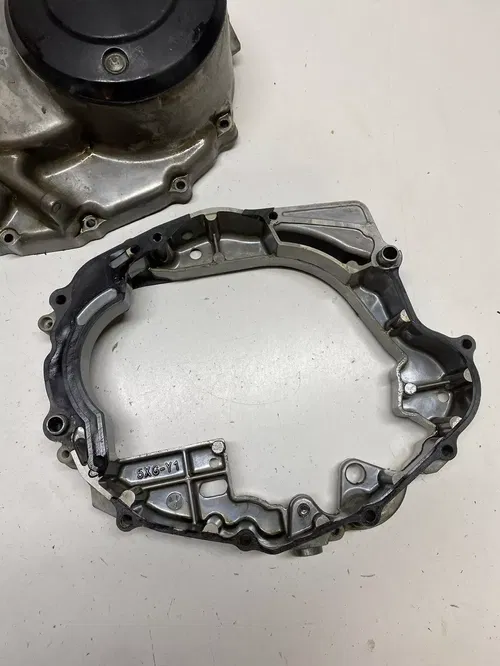 2005 05 Yamaha Bruin 250 YFM250 2x4 GOOD Inner Outer Clutch Cover Case Oil Cap