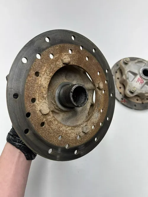 2007 07 Polaris Sportsman 800 X2 EFI OEM Rear Right Left Hub Hubs Disc Brake