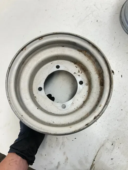 02 2002 Polaris Scrambler 90 2 Stroke OEM LOT Wheel Rim Set Front 7x5 Rear 8x5.5