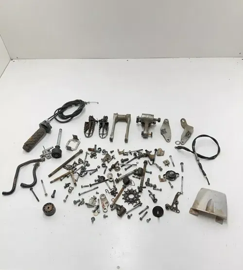 2002 02 Honda CRF450R Crf 450 r OEM LOT Bolt Cover Mount Linkage Bracket Gear