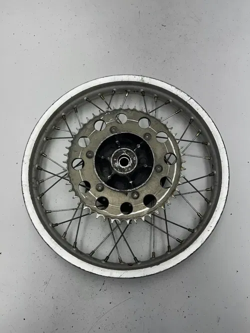 1979 79 Honda XR500 Xr 500 OEM GOOD! Rear Back Wheel Rim Hub Drum 2.50 X 18