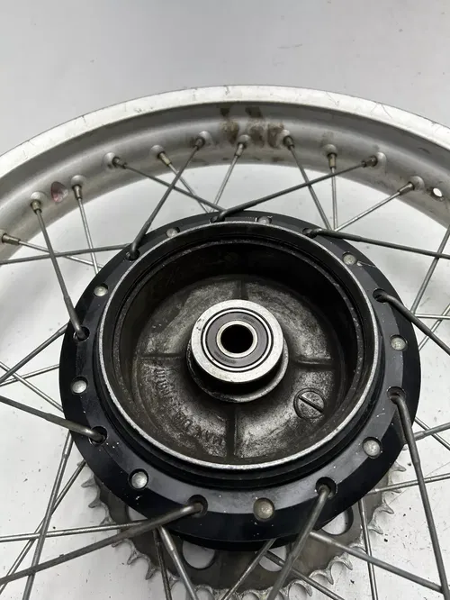 1979 79 Honda XR500 Xr 500 OEM GOOD! Rear Back Wheel Rim Hub Drum 2.50 X 18