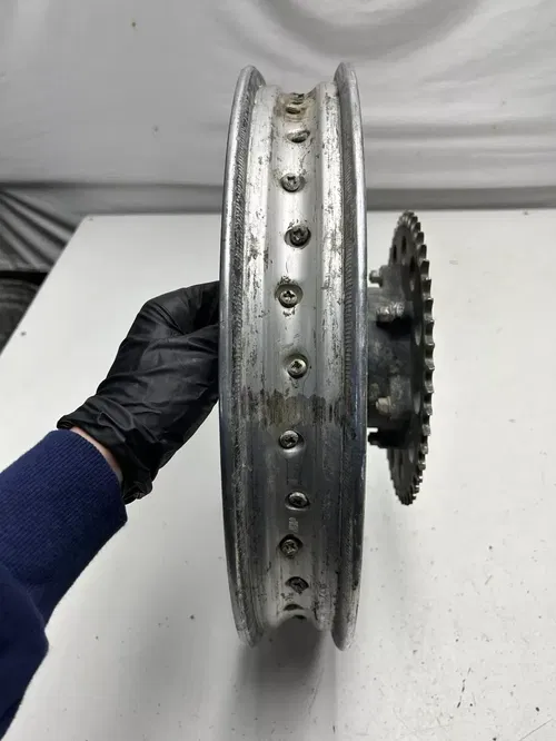 1979 79 Honda XR500 Xr 500 OEM GOOD! Rear Back Wheel Rim Hub Drum 2.50 X 18