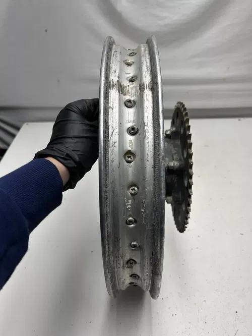1979 79 Honda XR500 Xr 500 OEM GOOD! Rear Back Wheel Rim Hub Drum 2.50 X 18