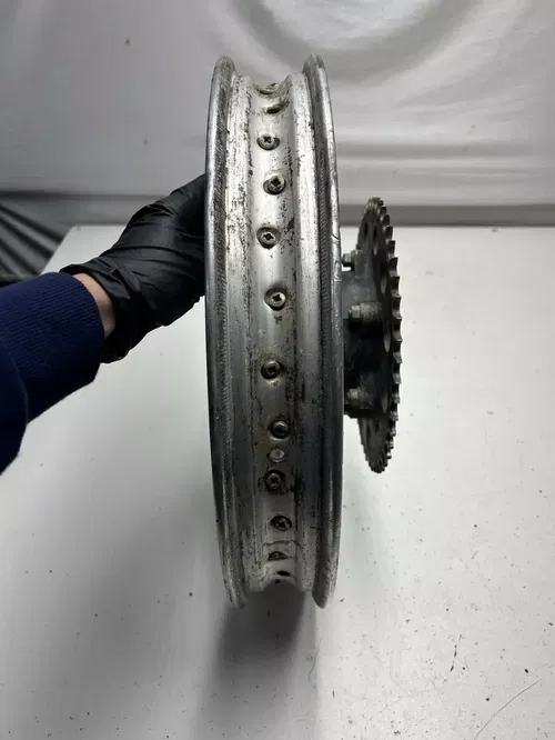 1979 79 Honda XR500 Xr 500 OEM GOOD! Rear Back Wheel Rim Hub Drum 2.50 X 18