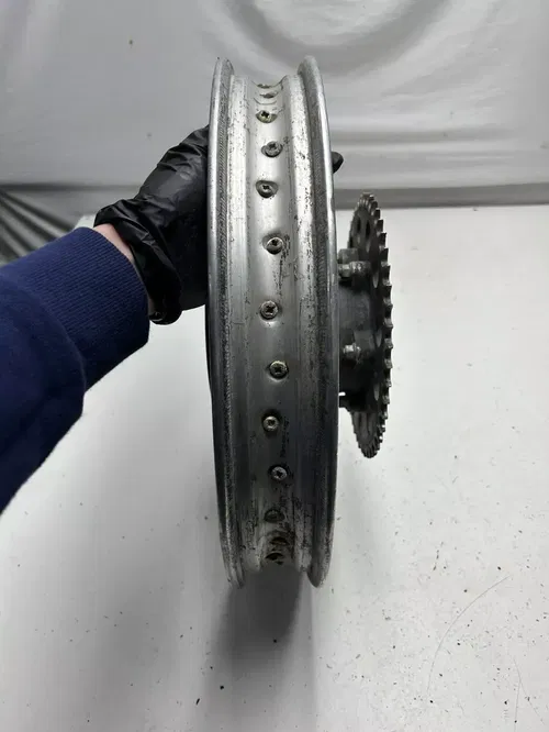 1979 79 Honda XR500 Xr 500 OEM GOOD! Rear Back Wheel Rim Hub Drum 2.50 X 18