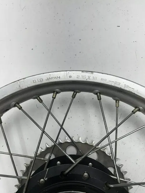 1979 79 Honda XR500 Xr 500 OEM GOOD! Rear Back Wheel Rim Hub Drum 2.50 X 18