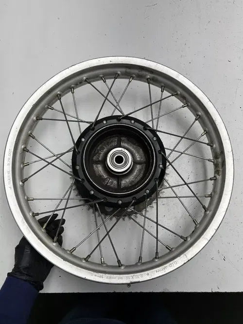 1979 79 Honda XR500 Xr 500 OEM GOOD! Rear Back Wheel Rim Hub Drum 2.50 X 18