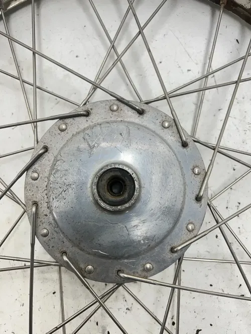 71-74 Bultaco Alpina 250 Model 85 OEM Front Wheel Rim Hub Assembly 21 inches