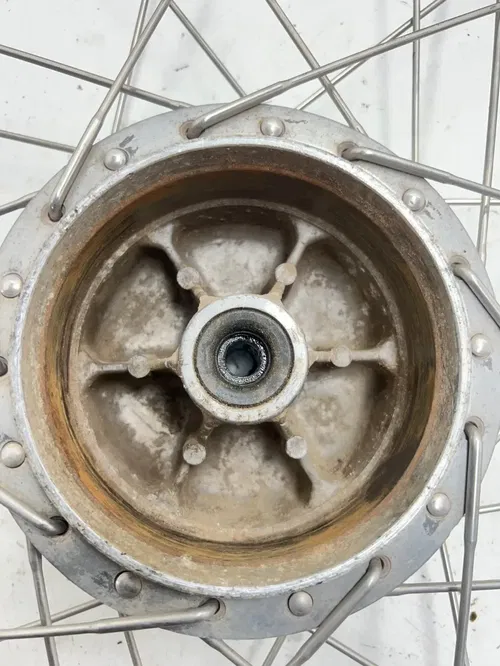 71-74 Bultaco Alpina 250 Model 85 OEM Front Wheel Rim Hub Assembly 21 inches