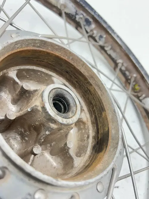 71-74 Bultaco Alpina 250 Model 85 OEM Front Wheel Rim Hub Assembly 21 inches