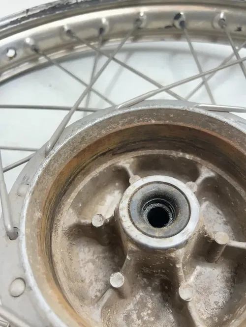 71-74 Bultaco Alpina 250 Model 85 OEM Front Wheel Rim Hub Assembly 21 inches